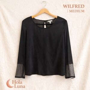 WILFRED 100% SILK BLOUSE